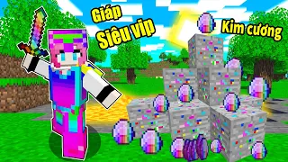 PANDA CHẾ TẠO THÀNH CÔNG BỘ GIÁP KIM CƯƠNG 7 MÀU TRONG MUNECRAFT*HEBI THỬ THÁCH TIÊU KÝ SINH TRÙNG