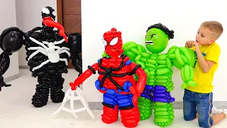 Vlad and his friends are superheroes - Funny stories for kids