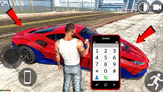 🤩New spider 🕸️ super car Secret 🤑 cheat codes for 🔥indian bike driving 3d game 🎮