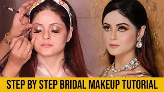 Detailed Makeup Tutorial of Model Daizy || Glamorous Reception/Bridal look by Sakshi Gupta MUA