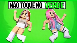 Roblox MAS NÃO PODE TOCAR NA COR VERDE 