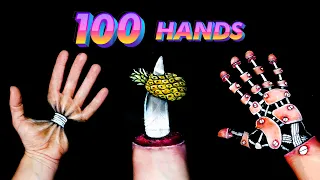 100 Amazing Hand Painting that I draw on my hand