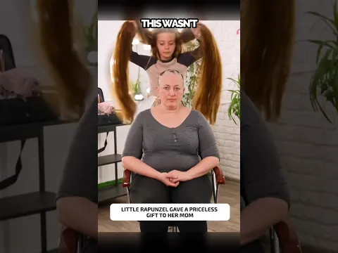 The girl gave her hair to her mother 💓😱#shorts #makeup #youtubeshorts