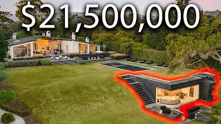 Touring A Cliffside Mega Mansion With Secret Underground Bunker!
