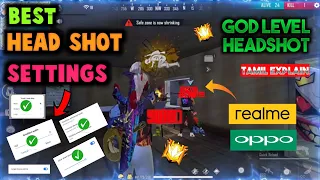 Auto Headshot Secret setting details of Realme , oppo phone |Tamil | DPI + Pointer speed |gaming tom