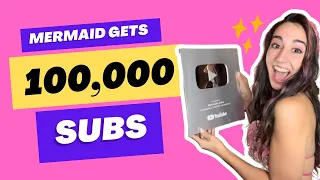 100,000K SUBSCRIBERS! Happiest Little Mermaid ever ➡️ @MermaidJules 🧜🏼‍♀️🏆💖