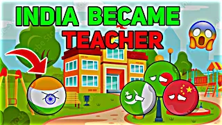 [INDIA BEATED EVERYONE WITH CHAPPAL]😱 [SUPER FUNNY]😂⚠️ #countryballs #geography