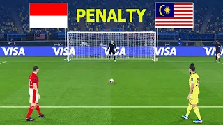 INDONESIA vs MALAYSIA - PENALTIES - FINAL  | FIFA World Cup 2026 USA | All Goals | PES Gameplay