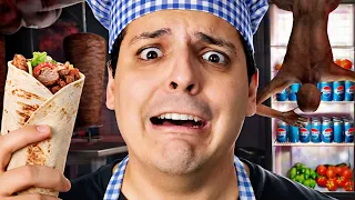 VENDENDO SHAWARMA NO ROBLOX - Shawarma Kiosk Anomalies 