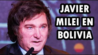 ASÍ LLEGÓ JAVIER MILEI A BOLIVIA