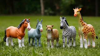 Plastic Animal Toys Unboxing Order from Flipkart: Horse, T-Rex, Elephant, Gorilla, Giraffe & Zebra 🐎