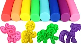Play-Doh My Little Pony Apple Bloom, Applejack, Fluttershy, Pinkie Pie, Rarity, and Twilight Sparkle