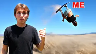 Can A Beginner BACKFLIP A Sand Board In ONE Day?