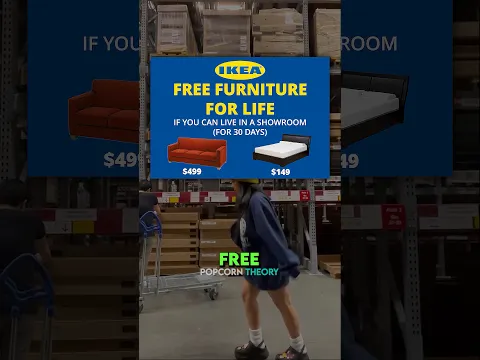 ‘Live In IKEA For 30 Days For UNLIMITED Furniture’ 💀