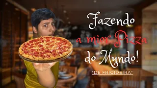 Fazendo a MIOR PIZZA do mundo! "DE FRIGIDEIRA"