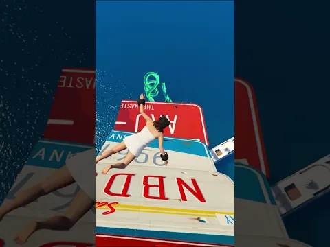 Amanda Crazy Water Slide #1 #shorts