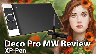 XP-PEN Deco Pro MW Review and Digital Painting Test