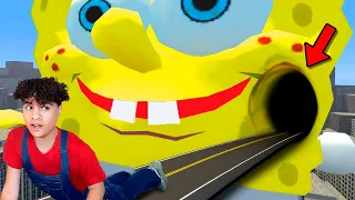 ¿Qué hay dentro de los POROS de BOB ESPONJA!?