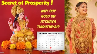 My Sixth Vlog | Why Buying Gold on Akshaya Tritiya | Atchaya Thiruthiyai Gold Belief Explained!
