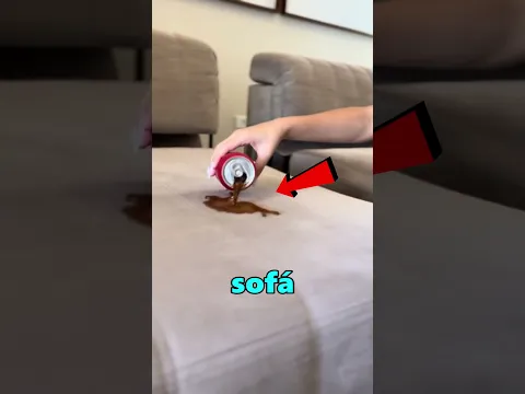 Este sofá hidrofóbico nunca se moja 🛋️