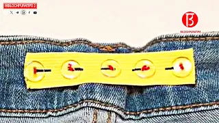 If your waist is too big And 09 Sewing Stich Mending Knitting Hole Repair Episode 05