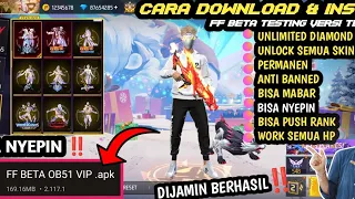 BISA NYEPIN‼️ TUTORIAL LENGKAP CARA DOWNLOAD FF BETA TESTING UPDATE TERBARU 2026 - LINK MEDIAFIRE