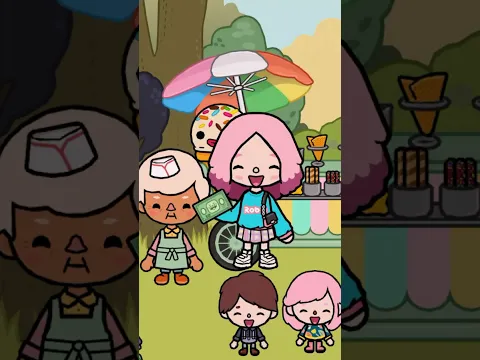She works as a dancer to feed the children Part 2 | Toca Boca Story