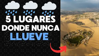 5 lugares del mundo donde nunca (o casi nunca) llueve
