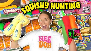I went ULTRA SQUISHY HUNTING! Dumplings, Needoh, Squeezy!😱