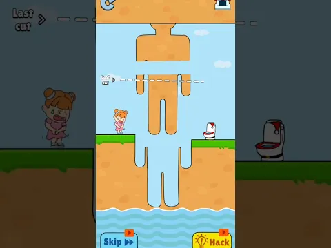 Bathroom Bolt: Blaze a Trail in the Rush to Toilet Challenge! ⚡🚽 #shorts #game #challenge #viral