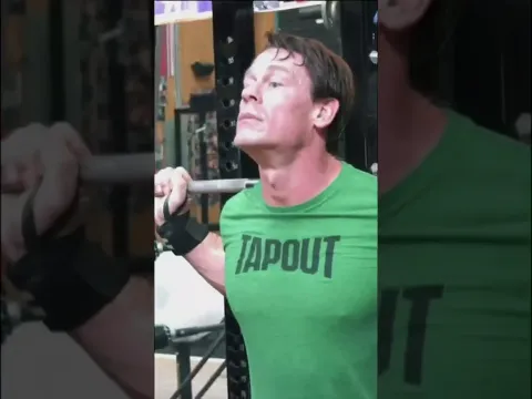 Pushing the limits in workout with John Cena