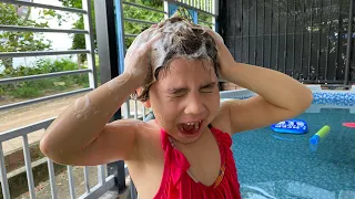BROMA DEL SHAMPOO INFINITO A MAHIA 🧖‍♀️🤣😂// NO SALE COMO LO ESPERABA