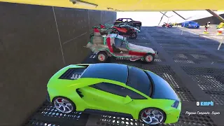 SHINCHAN AND FRANKLIN TRIED THE IMPOSSIBLE MEGA RAMP LONG JUMP CHALLENGE GTA 5 !