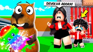 ROUBEI A BASE DA CRIANÇA CHORONA NO ROUBE O BRAINROT E ELA SURTOU 😂 (SORTE INFINITA E ADMIN)