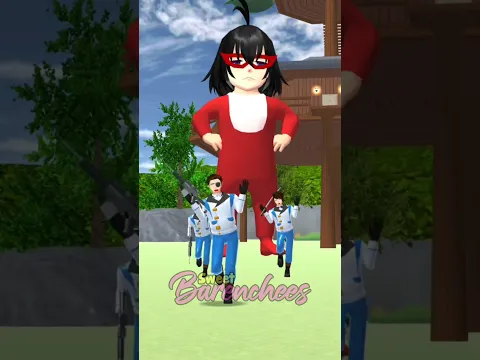Baby Celine jadi Baby Titan selamatkan Mio dari tentara jahat #sakuraschoolsimulator #sakura #shorts