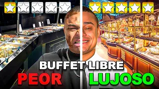 EL BUFET LIBRE MÁS LUJOSO DEL MUNDO vs. EL PEOR VALORADO  | ELIAS DOSUNMU