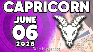 𝐂𝐚𝐩𝐫𝐢𝐜𝐨𝐫𝐧 ♑ 🍀YOU DON’T EXPECT THIS HUGE MIRACLE❗️💖 Horoscope for today JUNE 6 2026 🔮 #horoscope #new