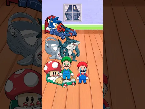 ¿Cuál es la cama correcta? Mario vs Luigi vs Sonic vs Shadow