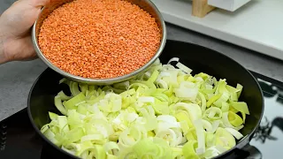 Linsen mit Lauch sind besser als Fleisch! Dieses Rezept ist legendär! Muss man probieren!