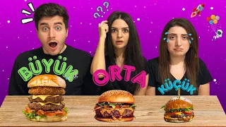 BÜYÜK,ORTA ve KÜÇÜK yemek yarışması !
