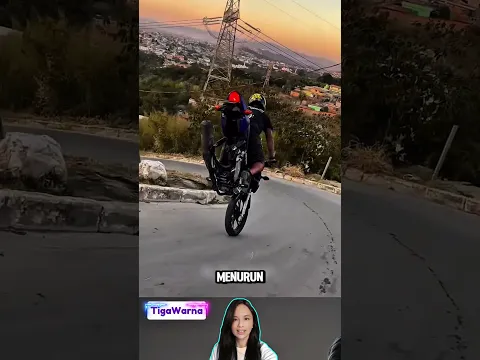 Ban Motor Copot Saat Stunt!