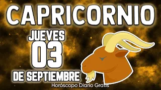 OJOOO👀 TE VAS A CAER DE LA SILLA CON ESTOOO🪑 capricornio ♑ Horóscopo diario 3 DE SEPTIEMBRE 2026🔮