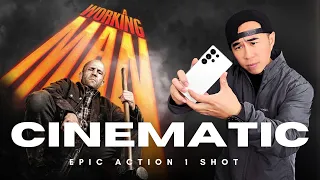 I filmed a Jason Statham Action 1 Shot with a phone! S25 Ultra (A Working Man)