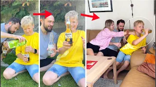 Kid Plays GENIUS Trick! (It’s Apple Juice)