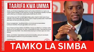 KLABU YA SIMBA YATOA TAMKO BAADA YA KUFUNGIWA KUCHEZA BILA MASHABIKI/ MASHABIKI WAIPONZA KLABU YAO
