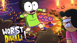 Worst Diwali Ever !🔥| Chaotic Family & Friends | HardToonz