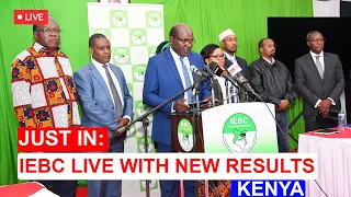 LIVE : NEW ARRIVED PRESIDENTIAL RESULTS FROM IEBC | BOMAS | KENYA ELECTION 2022