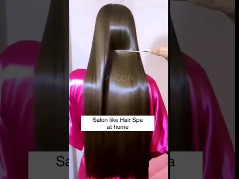 100% Salon जैसा Hair Spa घर पर करें, baal silky karne ka tarika ✨ #haircare #hairspa Secret 2026