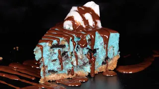 Cookie Monster Cheesecake