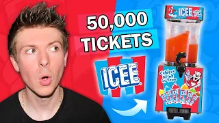 Can I Win an ICEE Machine at the Arcade? (50,000 Tickets)